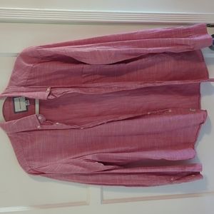 American eagle pink button down